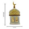 eMart4U Al Minar Masjid Structure with LED Lights & Hilal, MDF Decorative Lighting for Home & Mosque (White Masjid) view 2