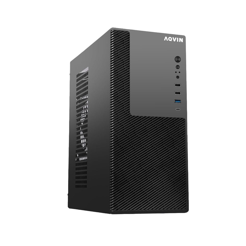 AQVIN MTX60 Minitower Computer PC - Intel Core i5 Up to 4.1 GHz, 32GB DDR4 RAM, 1TB NVMe SSD, Keyboard & Mouse, AX900 Wi-Fi, Bluetooth - Windows 11 Pro