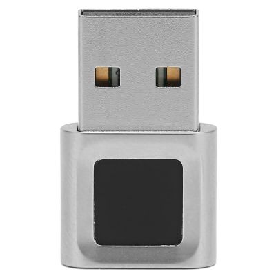 DirectNine Basics USB Fingerprint Reader, 360 Degree Touch Fast Matching High Sensitivity Hello Fingerprint Sensor with Zinc Alloy Material for 10 11 32 64 Bits Laptop Computer