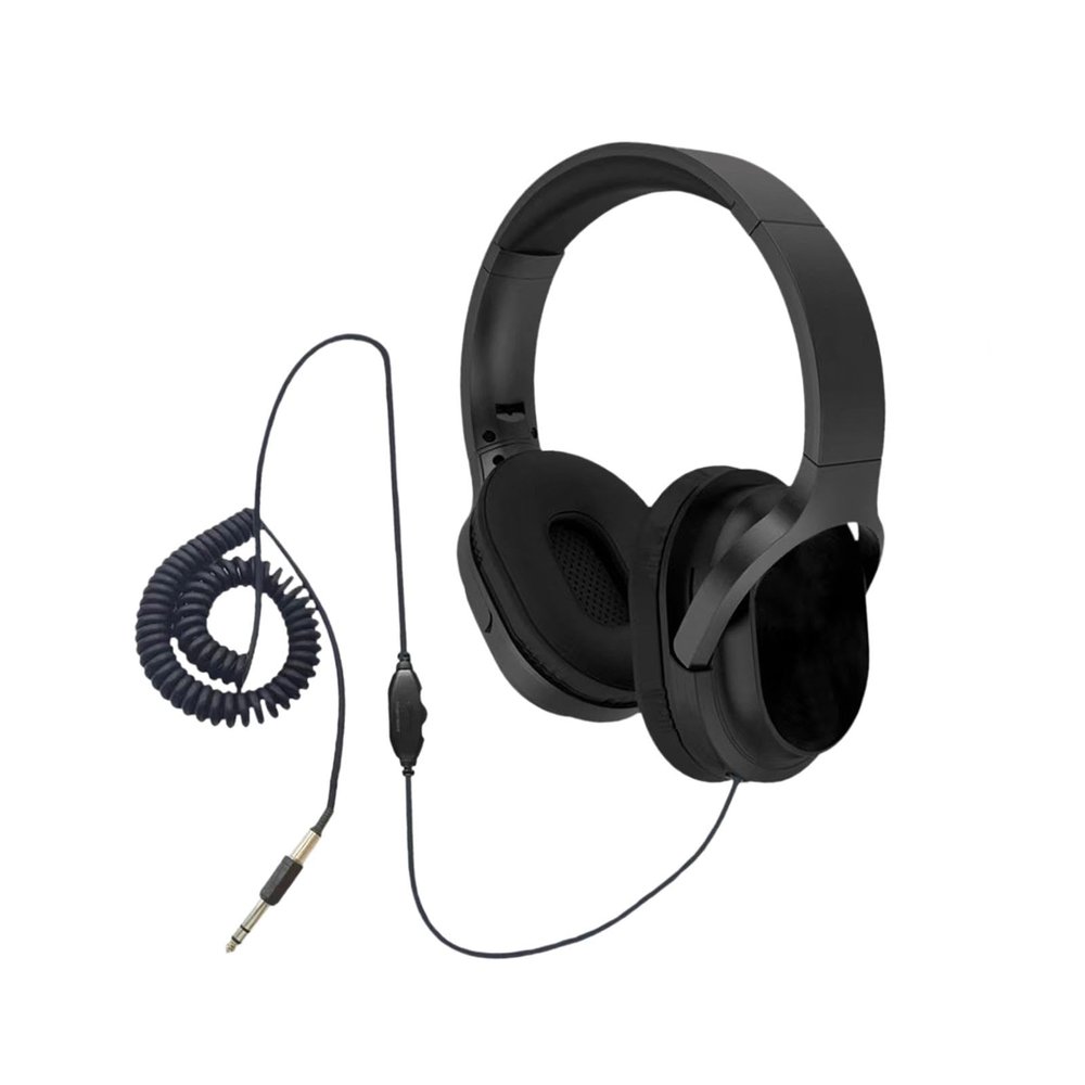 BaotyJie Headphone,Professional Covenient Lightweight Sturdy Wired Portable Outdoor Over The Ear Spring Cable, Style A