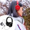 BaotyJie Headphone,Professional Covenient Lightweight Sturdy Wired Portable Outdoor Over The Ear Spring Cable, Style A view 4