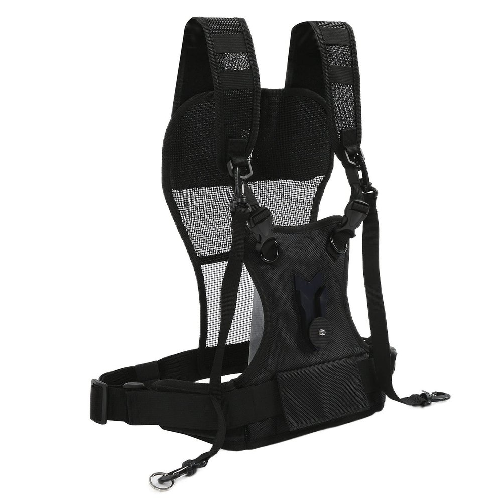 CHICIRIS Breathable Dual Camera Harness, Comfortable MultiCarrier Chest Vest for Nature Studio Photography