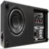 Earthquake Sound CP-8 v2 Couch Potato - 300W Peak Powered 8-Inch Slim Home Theater Subwoofer with Down-Firing Bass Reflex Enclosure Design (Black Laminate, Single) view 1