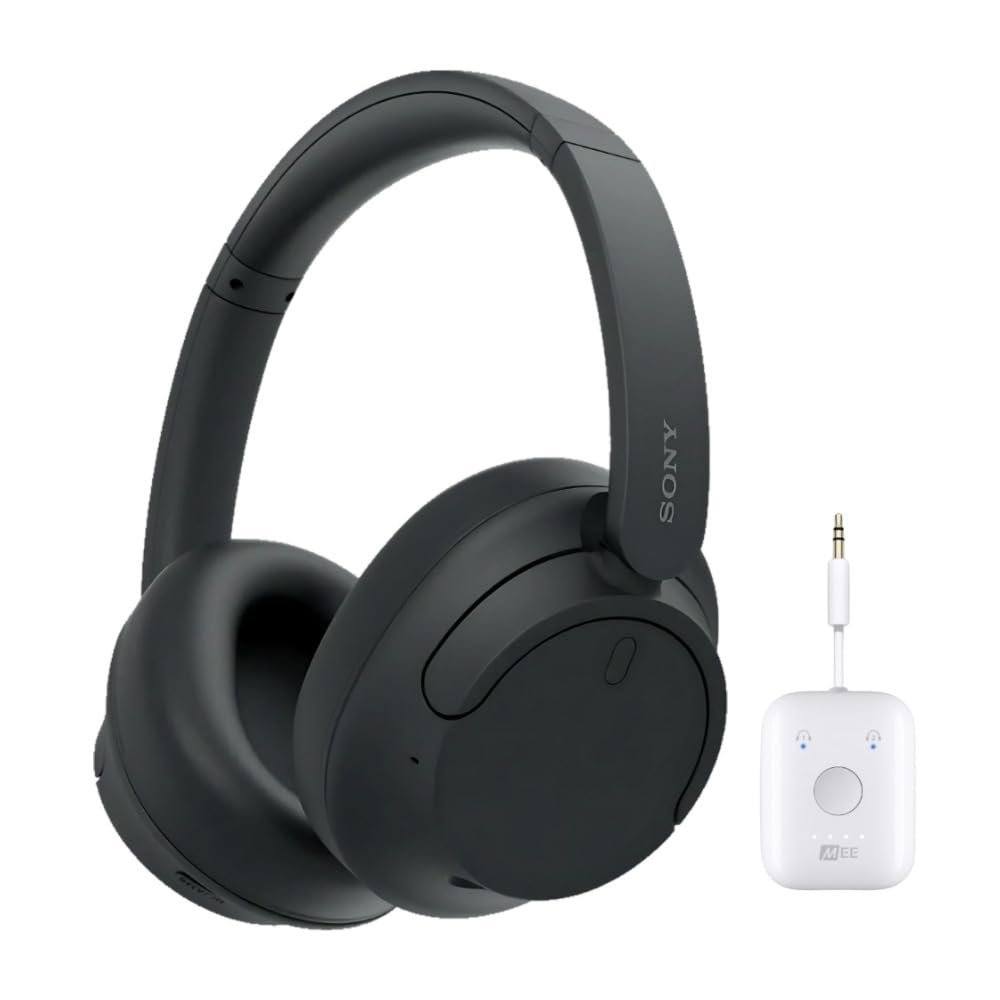 Sony - WHCH720N Noise CANCELING Headphones with Wireless Audio Adapter - Black