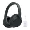 Sony - WHCH720N Noise CANCELING Headphones with Wireless Audio Adapter - Black view 1