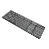 132 Keys Keycap Set, Transparent PC Key for Mechanical Keyboard, CBSA Height Matte DIY Replacement Key, Compatible with 61/62/64/68/84/87/104/108 Keys Layout (White) view 1