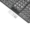 132 Keys Keycap Set, Transparent PC Key for Mechanical Keyboard, CBSA Height Matte DIY Replacement Key, Compatible with 61/62/64/68/84/87/104/108 Keys Layout (White) view 3