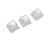 132 Keys Keycap Set, Transparent PC Key for Mechanical Keyboard, CBSA Height Matte DIY Replacement Key, Compatible with 61/62/64/68/84/87/104/108 Keys Layout (White) view 4