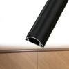1 1/5in 2in 2 4/5in Width Large Capacity Floor Cable Cover, Cables Management Hide Cords On Floor, Metal Cable Shield Cord Cover for Businesses(B- 1 PC,L x Outer Width 36in x 2.8in) view 1
