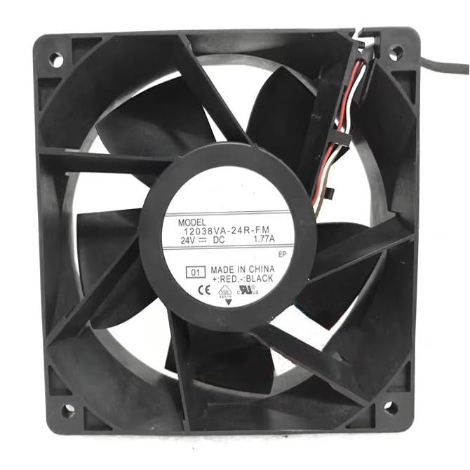 12038VA-24R-FM DC 24V 1.77A 120x120x38mm 4-Wire Cooling Fan