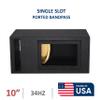 10" Single Slot ported bandpass sub Box Speaker Box subwoofer Enclosure Stereo car Audio Home Audio view 2