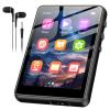 128GB MP3 Player with Bluetooth Black- SWOFY M4 Music Player with Bluetooth 5.4, 2.4" Portable HiFi MP3 Player with FM Radio, HD Speaker, E-Book,Voice Recorder, Digital Music Player Earphones Included view 1