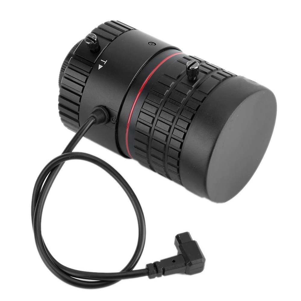 3MP Zoom Camera Lens, 4 18mm Length Auto Iris Lens, Definition CCTV Lens for Security, ABS Material with Low Distortion, Compatible with Most Security Camera