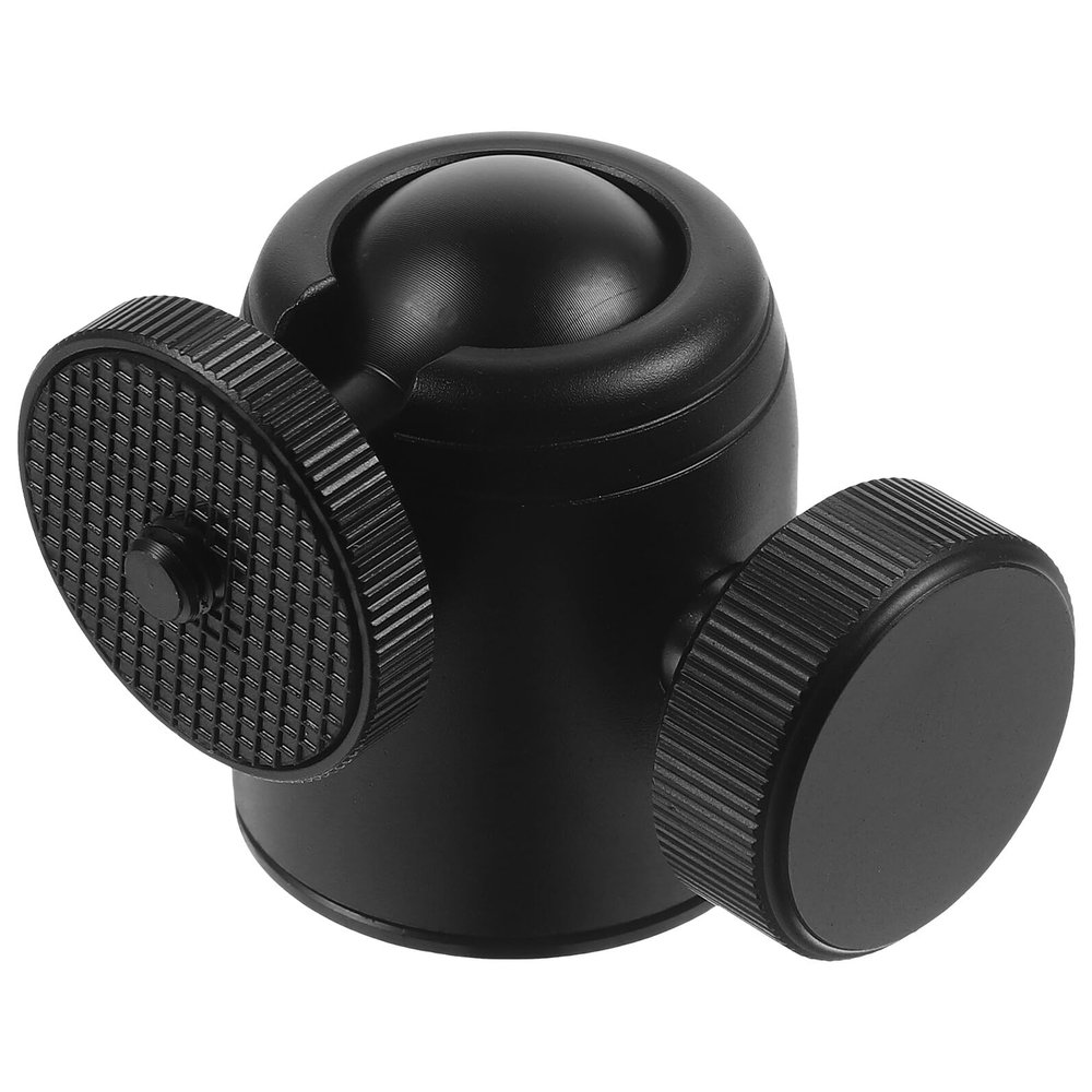 DIYEAH Adjustable Mini Ball Head Mount Tripod Clamp with Rotation for Stable Camera and Phone Bracket Parts Lightweight Anti-Shake Accessory for Live Streaming and Vlogging