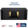 10" Dual Slot ported bandpass sub Box Speaker Box subwoofer Enclosure Stereo car Audio Home Audio view 2
