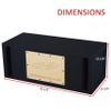 10" Dual Slot ported bandpass sub Box Speaker Box subwoofer Enclosure Stereo car Audio Home Audio view 4