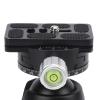 720 Panoramic Head, SLR C Tr Head, 360 Rotating Photography with Plate, Aluminum y Video DSLR Cs and view 3