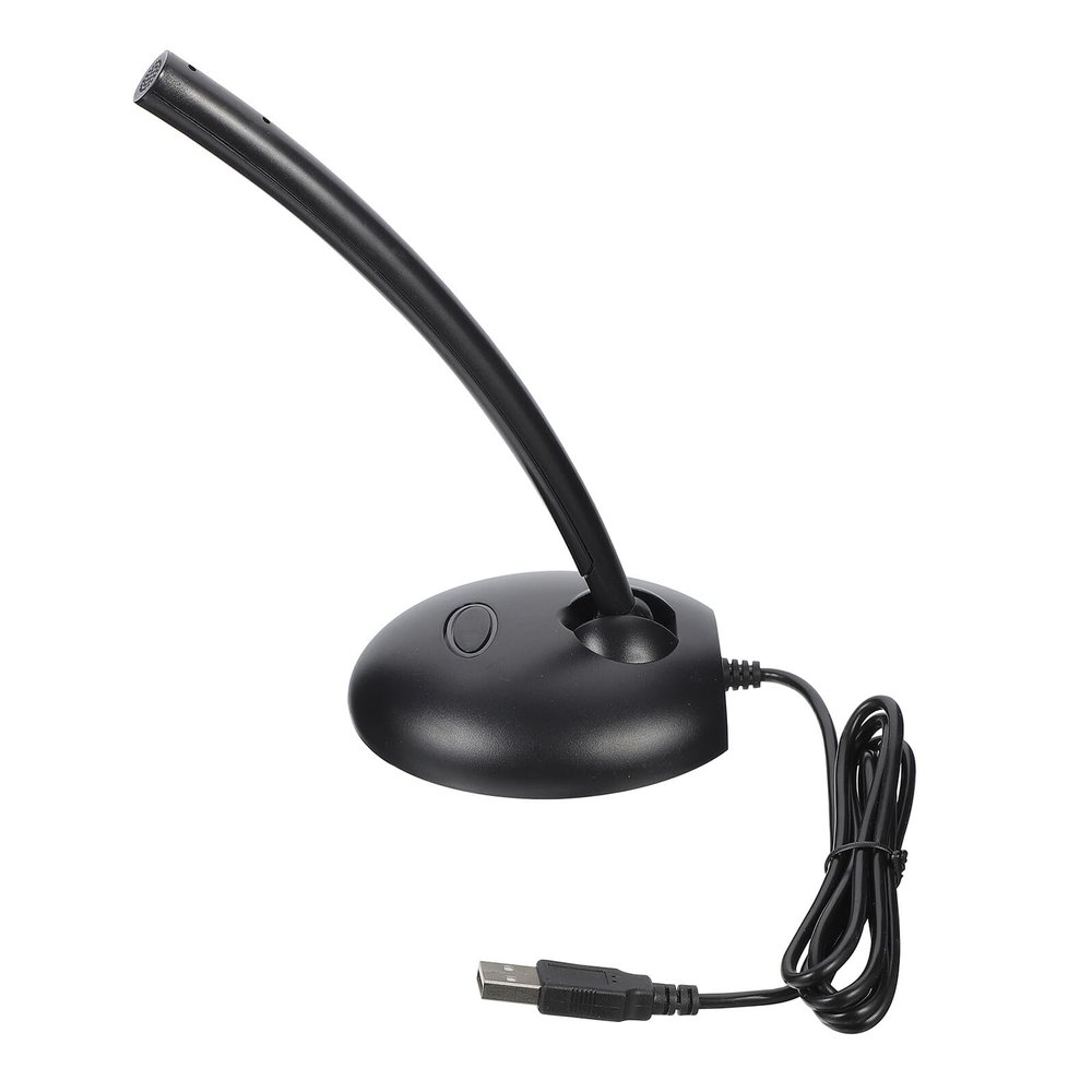 BESPORTBLE USB Desktop Microphone Material Computer Mic for Interactive Streaming Online Classes Voice Chat with Noise Reduction Compatible with Laptop