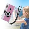 NOLITOY Retro Film Camera Built Flash Vintage Reusable Camera Lightweight Simple Design for Photography Enthusiasts and Beginners in White Pink Purple view 2