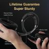 Active Noise Cancelling Headphones, Wireless Over-Ear Bluetooth Headphones ANC, Hi-Res Audio, 60H Playtime, Deep Bass, 3.5MM Cable, Memory Foam Ear Cups for Work/Travel/Home/Office view 4