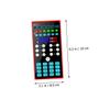 BESPORTBLE Portable Live Sound Card Mixer with Dual Dsp Noise Reduction Use Audio Interface for Phone and Computer Streaming Recording Karaoke Gaming and Entertainment view 2