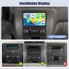 4G+64G Andriod Car Radio for Chevrolet Silverado/GMC Yukon 2007-2014 with CarPlay Android Auto 10.1 Inch Incell Touch Screen with GPS Navigation WiFi Backup Camera Mic view 2
