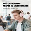 KVIDIO Hybrid Active Noise Cancelling Headphones, Wireless Bluetooth Headphones Over Ear with Mic, 70H Playtime, Transparency Mode, Hi-Fi Stereo Sound, Deep Bass Headsets for Phone PC view 2