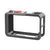 Compatible for DJI OSMO Action 3/4/5 Pro - Aluminum Alloy Frame Case, Double Cold Shoe Protective Shell view 2