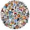 100Pcs Janpanese Anime Cartoon Sticker for Kids, Cute Cartoon Waterproof Vinyl Stickers for Adult Teen Girl Water Bottle Laptop Phone Computer Guitar Notebook Skateboard Scrapbook Helmet view 1