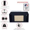 12" Dual Slot ported bandpass sub Box Speaker Box subwoofer Enclosure Stereo car Audio Home Audio view 3