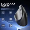 SOLAKAKA SM520 Ergonomic Wireless Mouse with 24,000 DPI, Black view 2