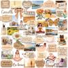 Eclazul Brown Vision Board Stickers - 50 Pcs Travel Inspirational Planner Supplies Kit for Adults Women Motivational Aesthetic Mental Health Waterproof Decals for Book Scrapbook Journaling Keyboard view 1