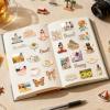 Eclazul Brown Vision Board Stickers - 50 Pcs Travel Inspirational Planner Supplies Kit for Adults Women Motivational Aesthetic Mental Health Waterproof Decals for Book Scrapbook Journaling Keyboard view 2
