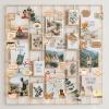 Eclazul Brown Vision Board Stickers - 50 Pcs Travel Inspirational Planner Supplies Kit for Adults Women Motivational Aesthetic Mental Health Waterproof Decals for Book Scrapbook Journaling Keyboard view 3