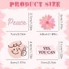 Eclazul Pink Vision Board Supplies - 50 Pcs Travel Motivational Scrapbook Stickers Bulk for Adults Women Girls Journal Planner Affirmation Inspirational Decals Gift for Book Water Bottle Keyboard view 4