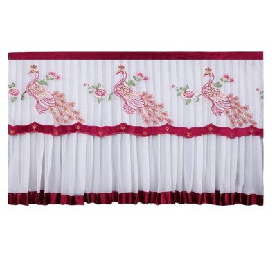 ERJGIKL TV Cover 1pcs Turn On Without Removing The TV Cover Dust Wall Mounted Cloth Modern Minimalist Home(Color-04,160 x Height 95cm)