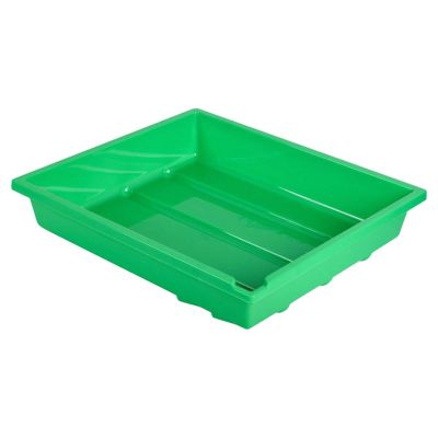 AsrMyjcx 12 Inches Darkroom Photo Development Tray Photo Processing Tray Accessories for Studio Multipurpose Sturdy Anti Leak 36x31cm, Green