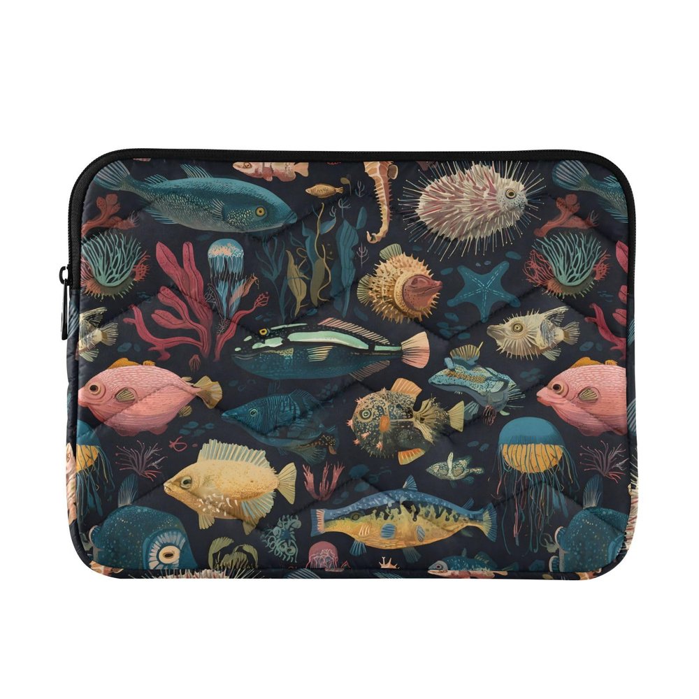 WEIYEKO Fish Coral Reef Seahorse Laptop Sleeve 13 inch 13.3 inch Notebook Case Laptop case