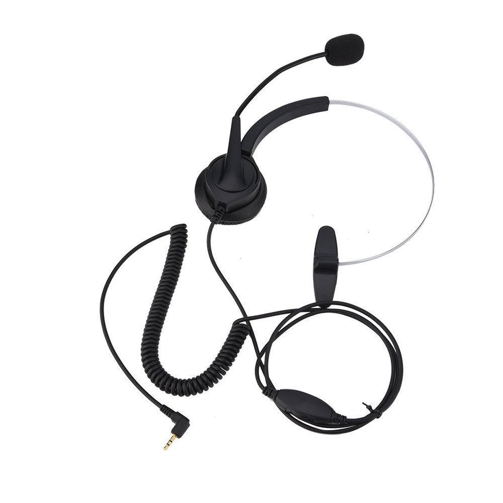 Sunxtzyl Cordless Phone Headset with 2.5mm Plug, Noise C Call Center Headset, Comable 360 Rotating Earmuffs for d Other Ph, Super