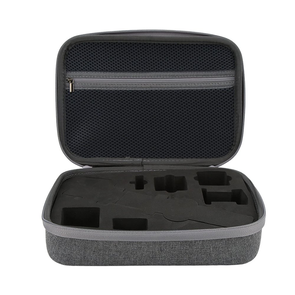 DouWen MO Protective for Action 2, Camera Storage, Shock Absorption Carrying with Inner Grid, Lightweight Portable Handbag for Action 2 Camera Accessories, Cationicdyedpolyester