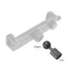 Lightweight Aluminum Alloy 17mm Head to 1/4" Thread Converter for Tripods & Phone Mounts Stury Phone Holder Adapter Aluminum view 2