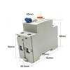 2P AC Type RCCB RCD ELCB Electromagnetic Residual Current Circuit Breaker AC ELCB 25A 40A 63A 80A 100A RCD 30mA 100mA 300mA(2P 300mA,16a) view 2