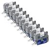 10-Pack TZ Tape 24mm 0.94" Laminated White Compatible for Brother P Touch Label Tape TZe-251 TZ-251 TZe251 TZ251 1 Inch Refills for Ptouch PT-D600 PT-D610BT D410 D400 Label Maker view 1