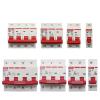 1PCS DZ47 400V 1-4P 3-125A C Type Mini Circuit Breaker MCB Short Overload Circuit Protector 35mm Din Rail Mount Breaking Capacity 6KA(2,6A)