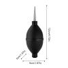 Air Pump Dust Blower - Air Blower Duster Bulb for LCD Screens | Handheld Cleaning Tools, Watch Musical Instrument Care, Coffee Grinder, Telescope Filters, Digital Lens, Keyboard Maintenance view 3