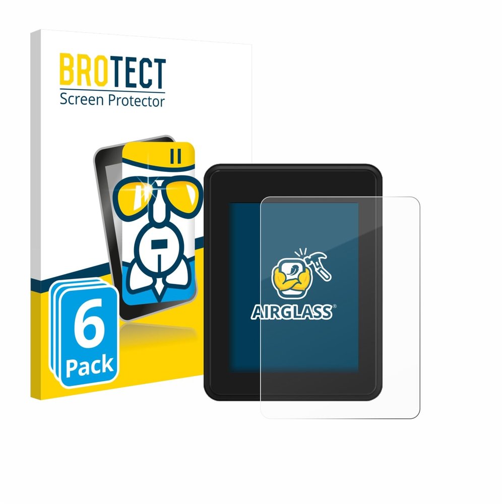 brotect Glass Screen Protector Film Compatible with Neodrives simplyDisplay (6 Pack) - Glass-Foil 9H Protection [Scratch Resistant, High Clarity]