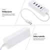 DECHOUS USB Hub 4-Port Splitter with Overload Protection Adapter for Laptop Desktop Keyboard Mouse Flash Drive Compatible with Windows Vista XP view 4