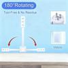 180Rotating Electrical Outlet Extender Stick,Features USB-A USB-C 2 AC Outlets,Use Behind Couches,Nightstands,Desks,More view 3