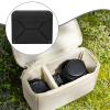 NonMiFyR Camera Bag Insert Bag Inserts Cameras Accessories Box Travel Compartment Storage Multifunctional Insert Case, Black M view 2