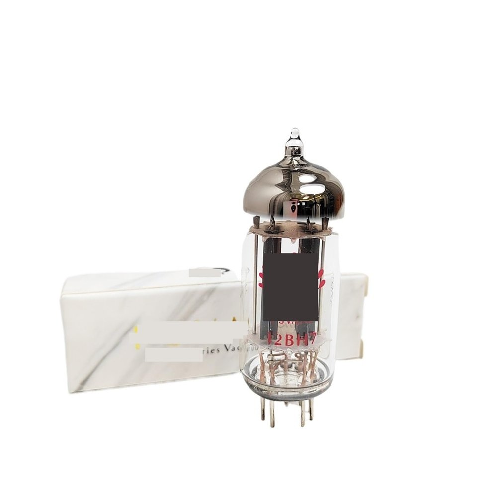12BH7 Vacuum Tube Replaces 12BH7A 6N6 7119 for Audio Valve Electronic Tube Amplifier Kit Matched Quad(4pcs Matched Quad)
